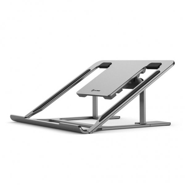 ALOGIC Metro Justerbart og transportabelt foldbart notebookstativ Space Grey