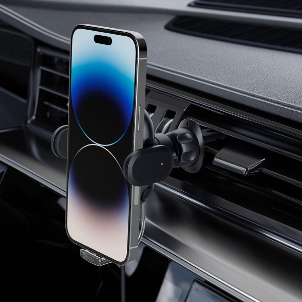 Spigen Bilholder OneTap Pro Air Vent Mount Oplader 15W Sort