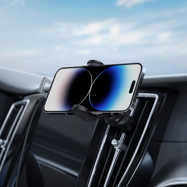 Spigen Bilholder OneTap Pro Air Vent Mount Oplader 15W Sort