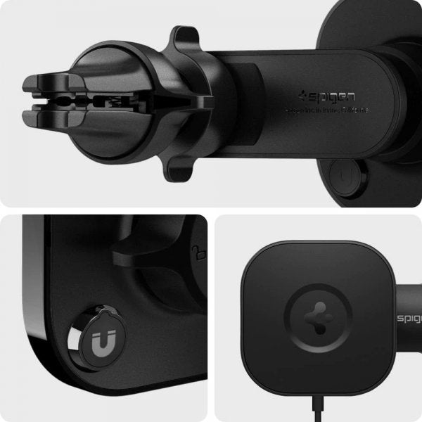Spigen Bilholder OneTap Magnetic Car Mount Air Vent Wireless Charging Sort