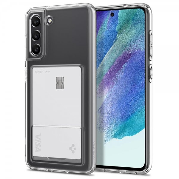 Spigen Samsung Galaxy S21 FE Cover Crystal Slot Crystal Clear