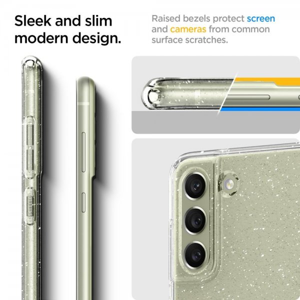 Spigen Samsung Galaxy S21 FE Cover Liquid Crystal Glitter Crystal Quartz