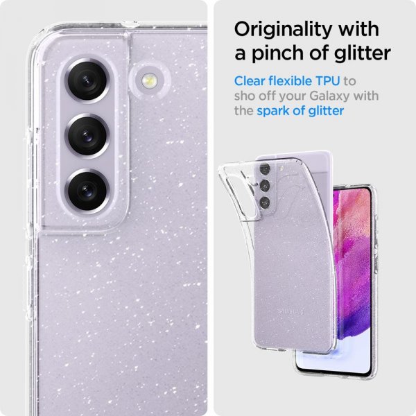 Spigen Samsung Galaxy S21 FE Cover Liquid Crystal Glitter Crystal Quartz
