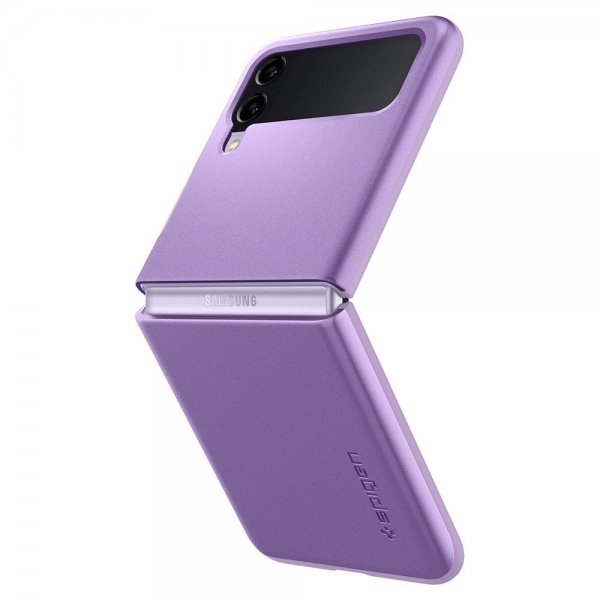 Spigen Samsung Galaxy Z Flip 3 Cover Thin Fit Shiny Lavender