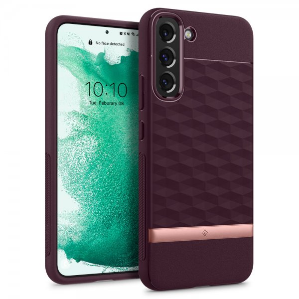 Caseology Samsung Galaxy S22 Plus Cover Parallax Burgundy