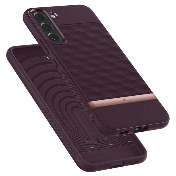 Caseology Samsung Galaxy S22 Plus Cover Parallax Burgundy