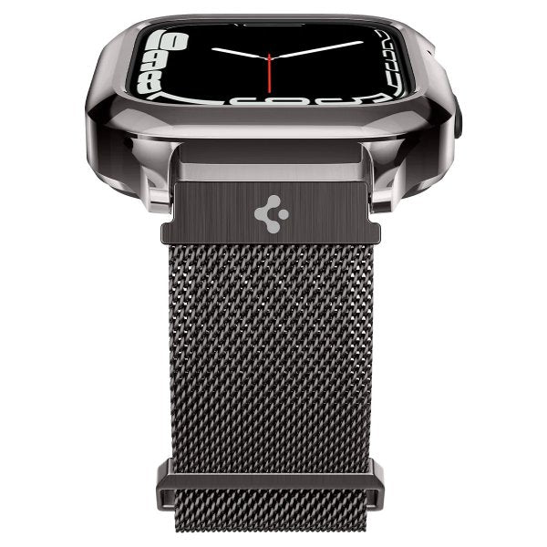 Spigen Apple Watch 40mm Skal med Armbånd Metal Fit Pro Graphite