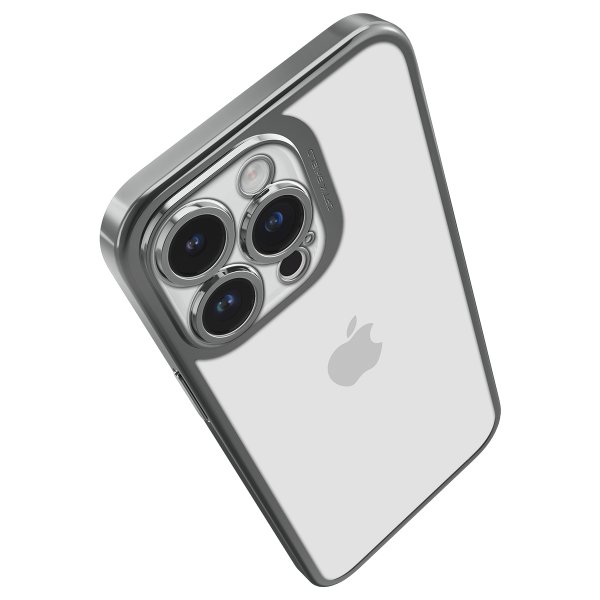 Spigen iPhone 14 Pro Cover Optik Crystal Chrome Gray