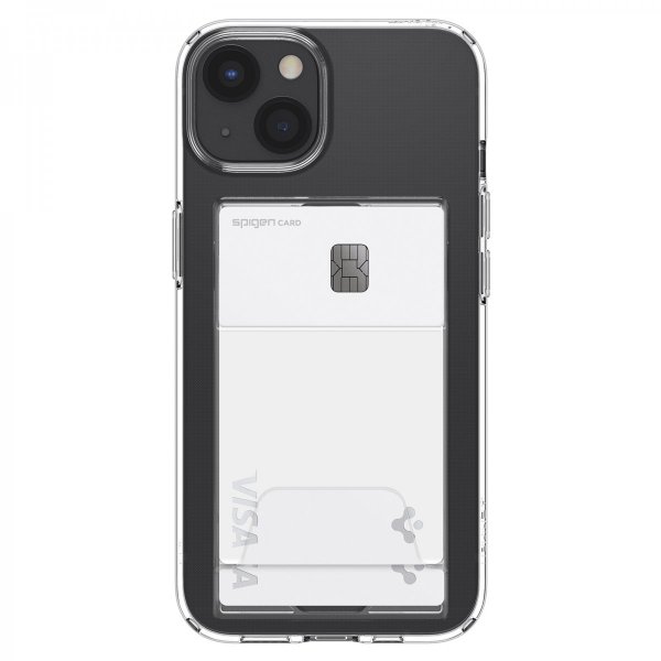 Spigen iPhone 14 Plus Cover Crystal Slot Dual Crystal Clear