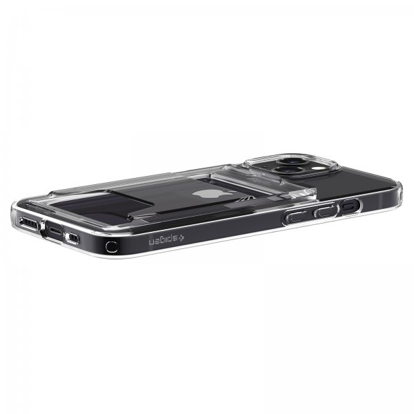 Spigen iPhone 14 Cover Crystal Slot Dual Crystal Clear