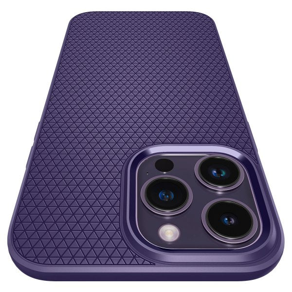 Spigen iPhone 14 Pro Max Cover Liquid Air Deep Purple