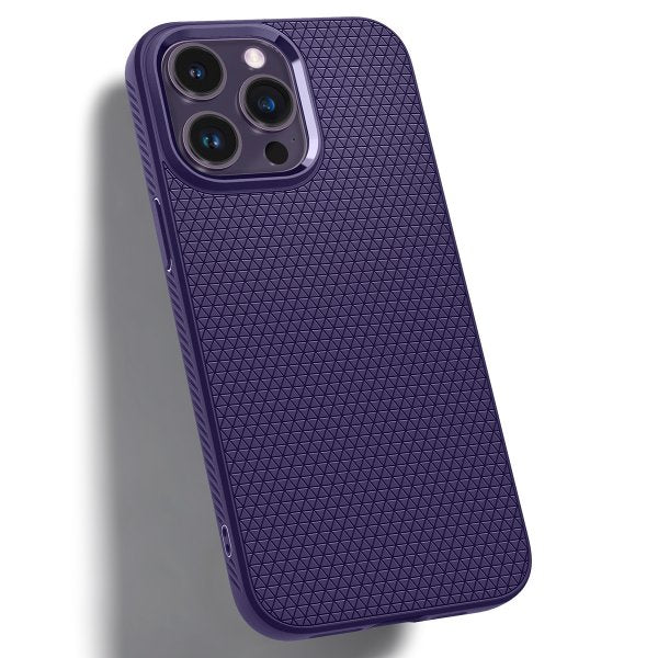 Spigen iPhone 14 Pro Cover Liquid Air Deep Purple