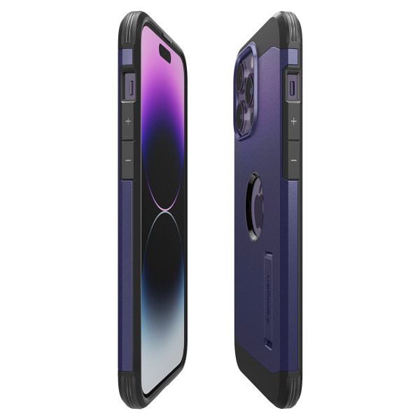 Spigen iPhone 14 Pro Cover Tough Armor MagFit Deep Purple