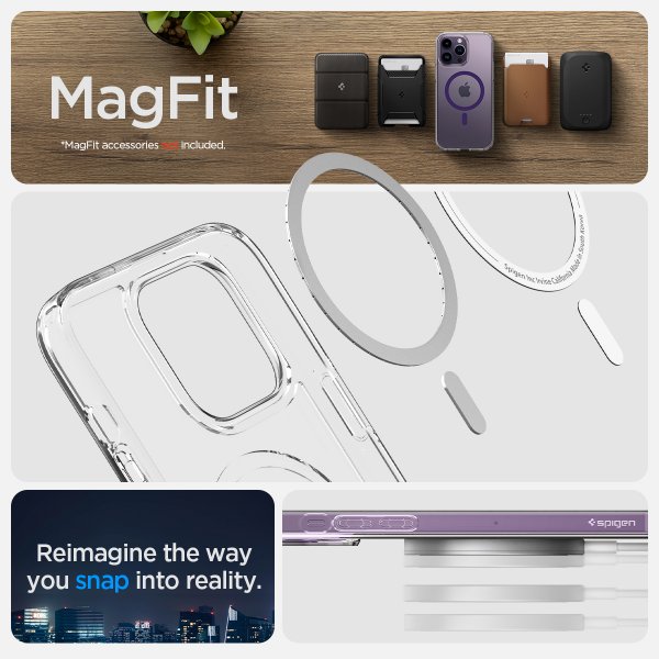 Spigen iPhone 14 Pro Max Cover Ultra Hybrid MagFit Deep Purple
