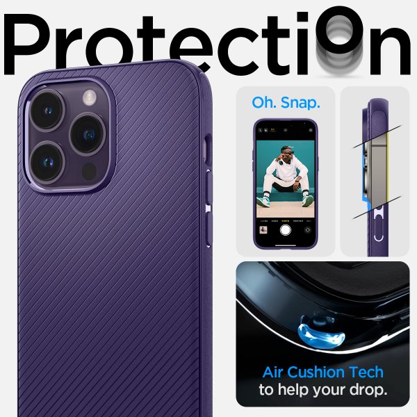 Spigen iPhone 14 Pro Max Cover Mag Armor MagFit Deep Purple