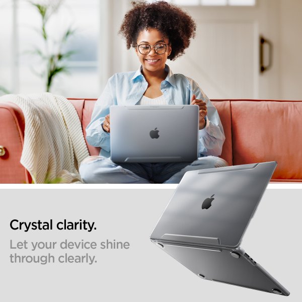 Spigen MacBook Air 15 M2 (A2941)/M3 (A3114) Skal Thin Fit Crystal Clear