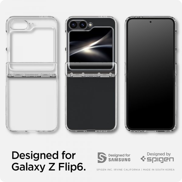 Spigen Samsung Galaxy Z Flip 6/Flip 7 FE Cover Ultra Hybrid Pro Crystal Clear