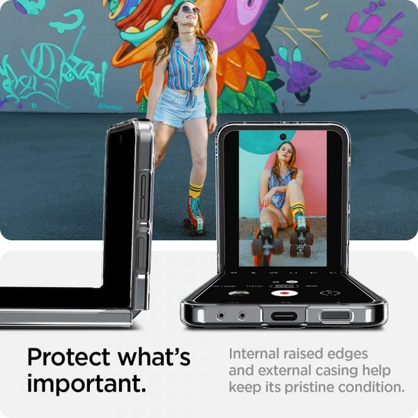 Spigen Samsung Galaxy Z Flip 6/Flip 7 FE Cover Air Skin Crystal Clear
