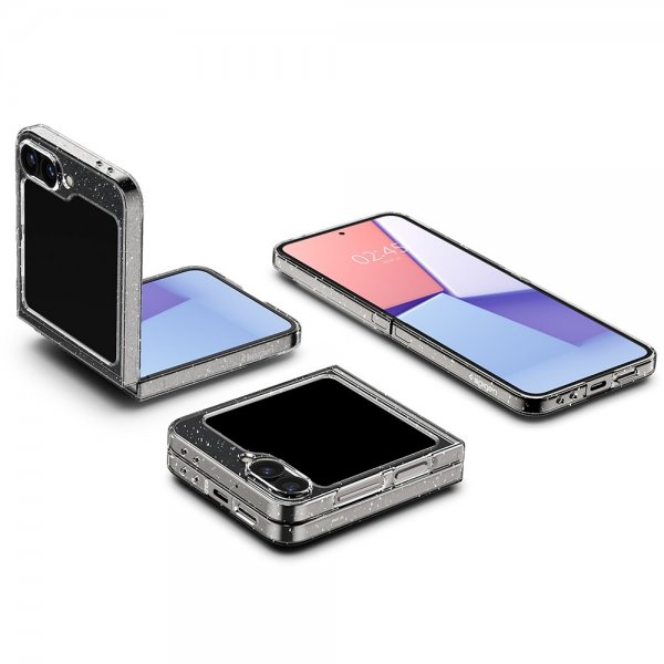 Spigen Samsung Galaxy Z Flip 6/Flip 7 FE Cover Air Skin Glitter Crystal Quartz