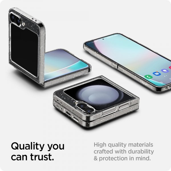 Spigen Samsung Galaxy Z Flip 6/Flip 7 FE Cover Air Skin Glitter Crystal Quartz