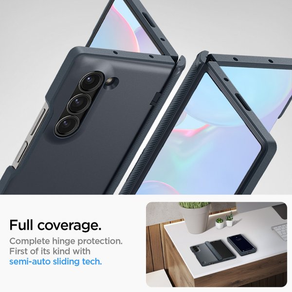 Spigen Samsung Galaxy Z Fold 6 Cover Slim Armor Pro Metal Slate