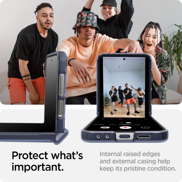 Spigen Samsung Galaxy Z Flip 6/Flip 7 FE Cover Ultra Hybrid Pro Frost Navy Blue