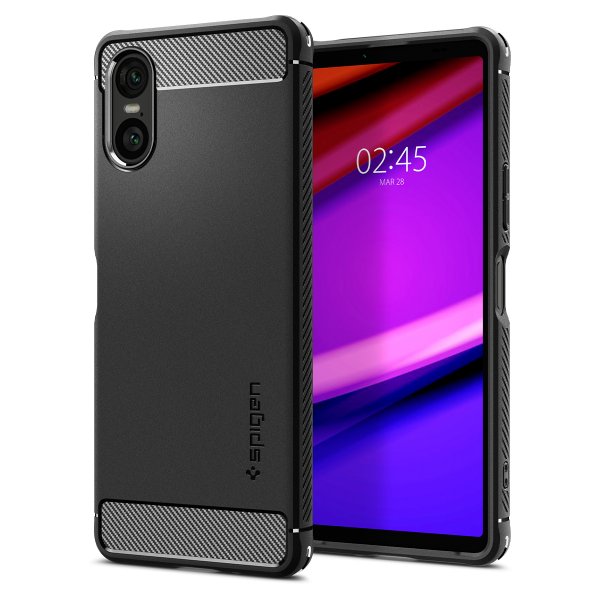 Spigen Sony Xperia 5 VI Cover Rugged Armor Mat Sort