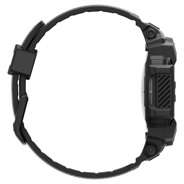 Spigen Samsung Galaxy Watch 7 40mm Rem og Cover Rugged Armor Pro Mat Sort