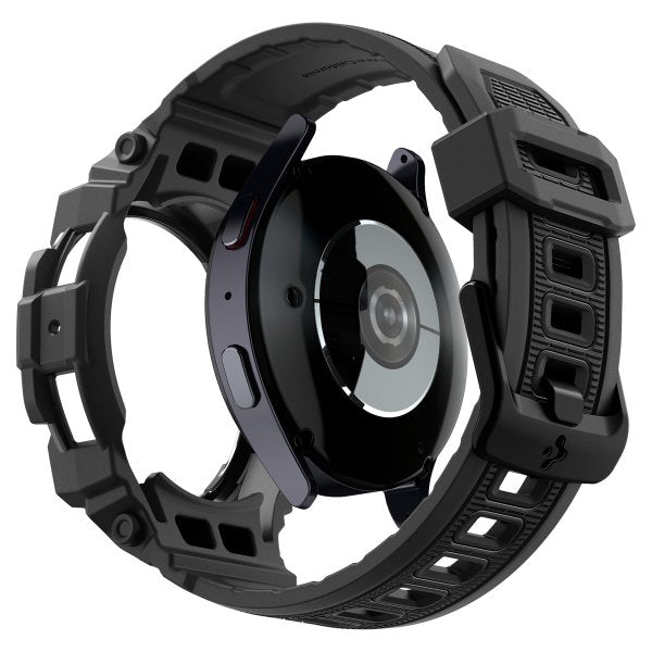 Spigen Samsung Galaxy Watch 7 40mm Rem og Cover Rugged Armor Pro Mat Sort
