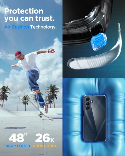 Spigen Samsung Galaxy A16 Cover Ultra Hybrid Crystal Clear