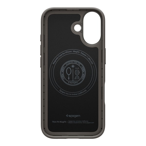 Spigen iPhone 17 Cover Thin Fit MagFit Gunmetal