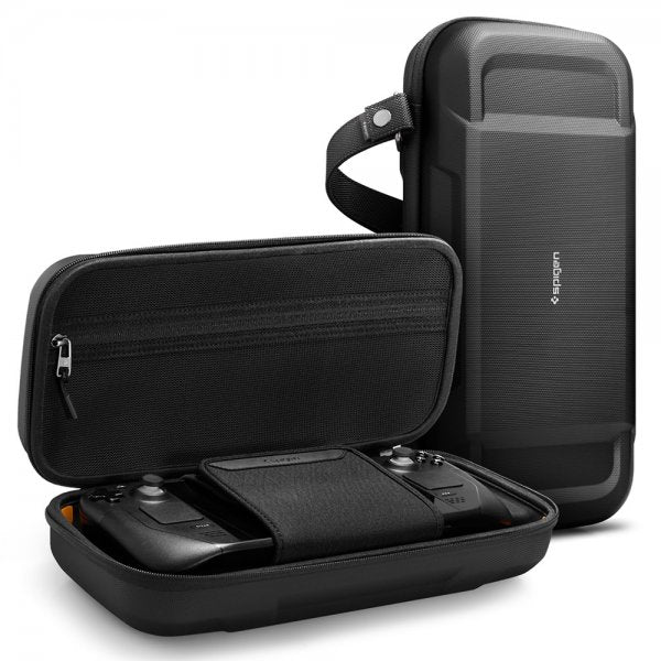 Spigen Steam Deck/Steam Deck OLED Taske Rugged Armor Pro Pouch Sort