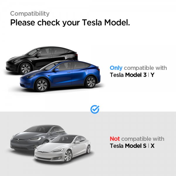 Spigen Skærmbeskyttelse GLAS.tR EZ Fit Anti-Glare Tesla Model Y/Model 3 (2017-2023)