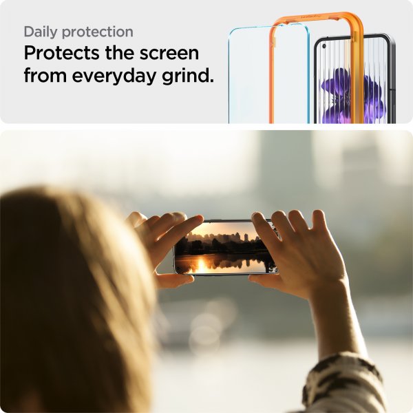 Spigen Nothing Phone (1) Skærmbeskyttelse GLAS.tR ALIGNmaster 2-pak