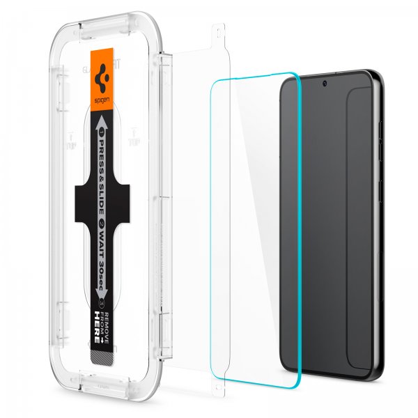 Spigen Samsung Galaxy S23 Skærmbeskyttelse GLAS.tR EZ Fit 2-pak