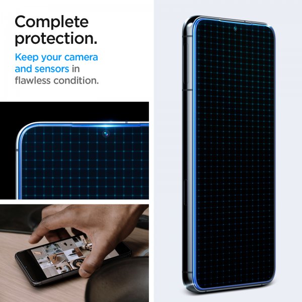 Spigen Samsung Galaxy S23 Skærmbeskyttelse GLAS.tR EZ Fit 2-pak