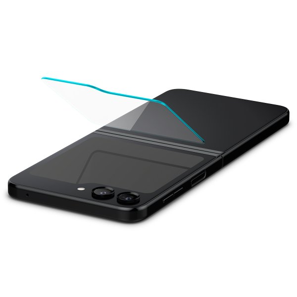 Spigen Samsung Galaxy Z Flip 5 Skærmbeskyttelse GLAS.tR EZ Fit 2-pak