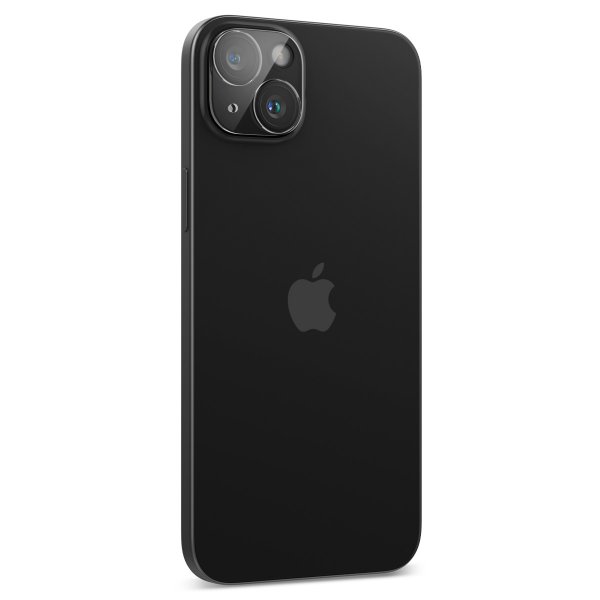 Spigen iPhone 14/15/14 Plus/15 Plus Kamerabeskyttelsesglas.tR Optik Crystal Clear 2-pak