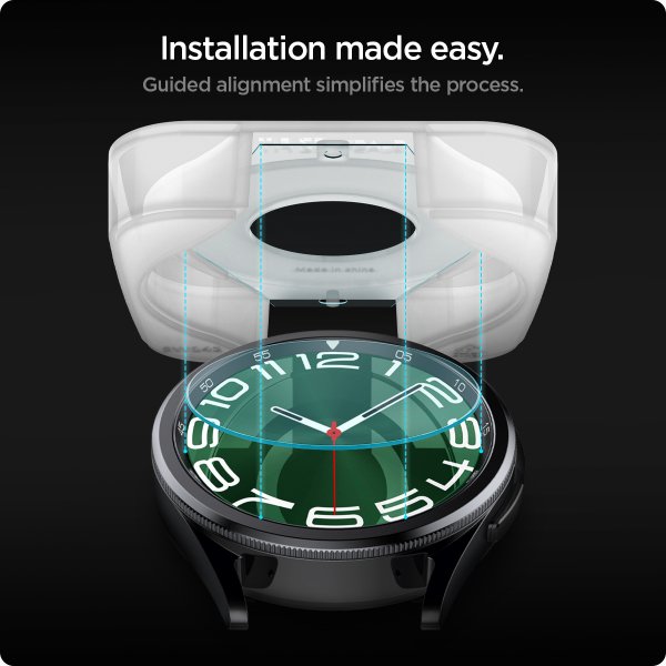 Spigen Samsung Galaxy Watch 6 Classic 47mm Skærmbeskyttelse GLAS.tR EZ Fit 2-pak