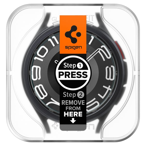 Spigen Samsung Galaxy Watch 6 Classic 43mm Skærmbeskytter GLAS.tR EZ Fit 2-pak