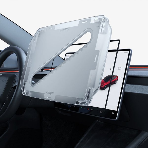 Spigen Skærmbeskyttelse GLAS.tR EZ FIT Anti-Glare Tesla Model 3 (2024)