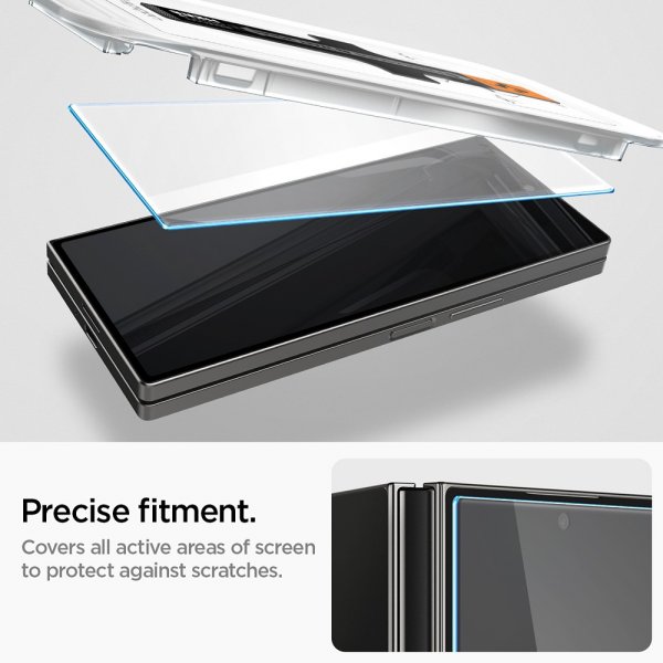 Spigen Samsung Galaxy Z Fold 6 Skærmbeskytter GLAS.tR EZ Fit 2-pak