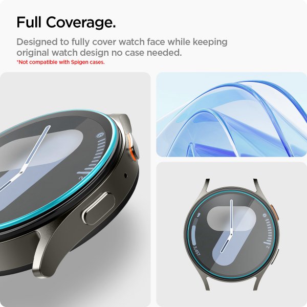 Spigen Samsung Galaxy Watch 7 44mm Skærmbeskyttelse GLAS.tR EZ Fit 2-pak