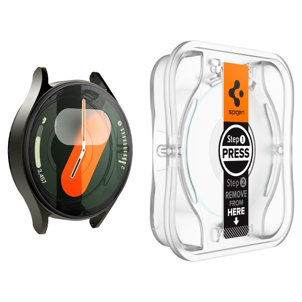 Spigen Samsung Galaxy Watch 7 40mm Skærmbeskyttelse GLAS.tR EZ Fit 2-pak