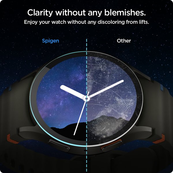 Spigen Samsung Galaxy Watch 7 40mm Skærmbeskyttelse GLAS.tR EZ Fit 2-pak