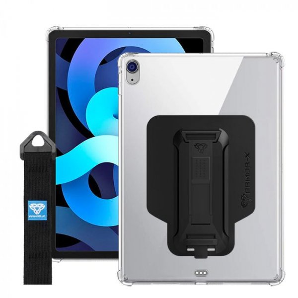 Armor-X iPad Air 10.9 (gen 4/5) Cover Stødsikkert Klar Sort