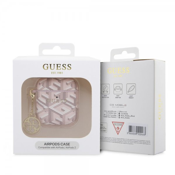 Guess AirPods 1/2 Cover G Cube Rosa