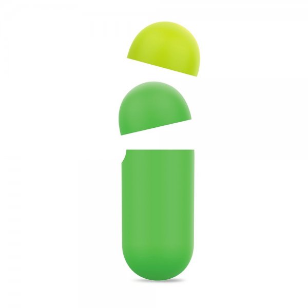 Puro AirPods 1/2 Cover Icon Grøn