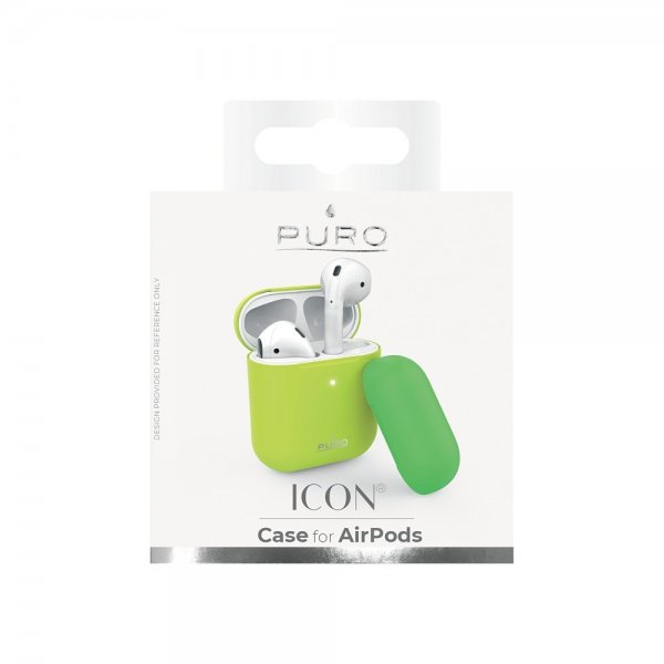Puro AirPods 1/2 Cover Icon Gul