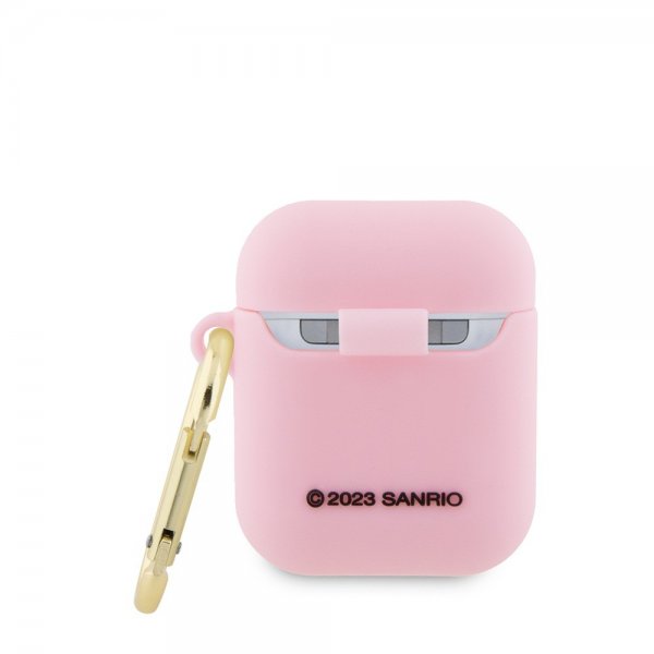 Hello Kitty AirPods 1/2 Cover Flydende Silikone Rosa